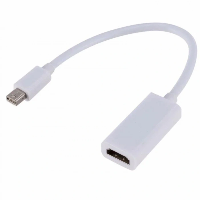 Mini Displayport to HDMI Dönüştürücü Adaptör Beyaz