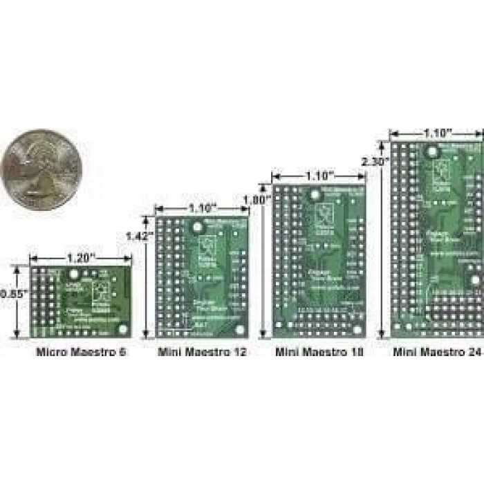 Mini Maestro 12 Kanallı USB Servo Kontrol Cihazı
