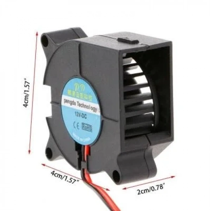 Mini Salyangoz Fan 12V 40x40mm