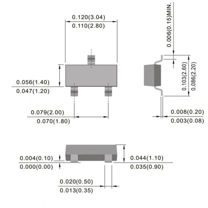 MPSA92 (MMBTA92) Transistör PNP SMD SOT-23