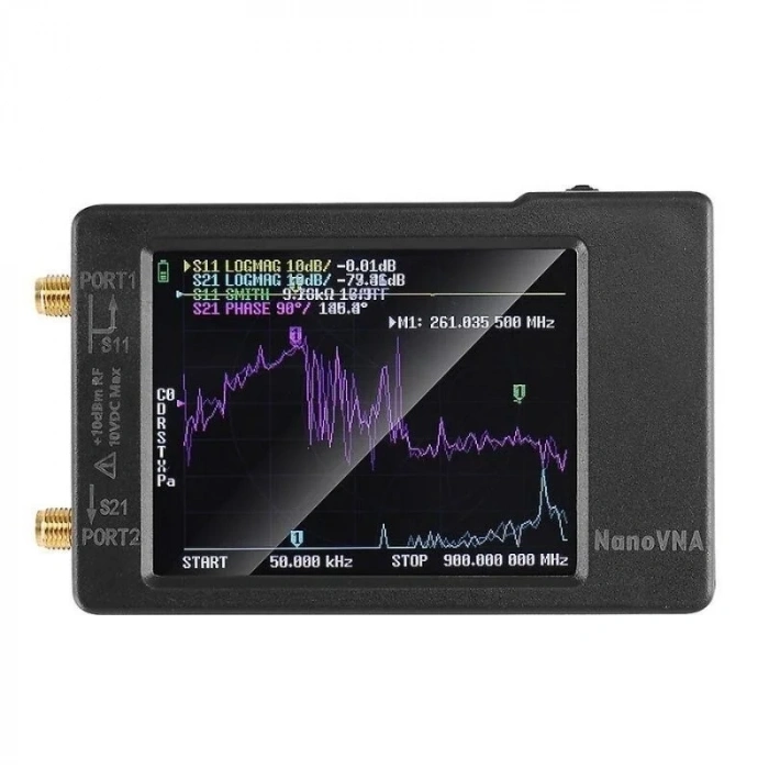 NanoVNA-H 50KHz-900MHz Vektör Ağ Spektrum Analizörü