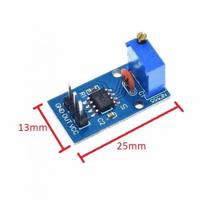 NE555 Pulse Kare Dalga Osilatör Modülü