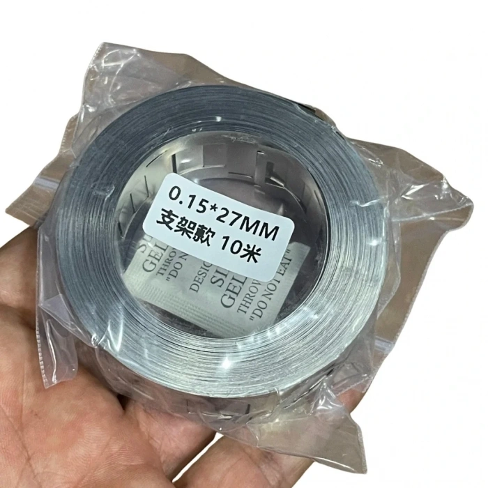 Nikel Kaplı Punta Teli 0.15x27mm 2P Braketli Dizilime Uygun 10 Metre