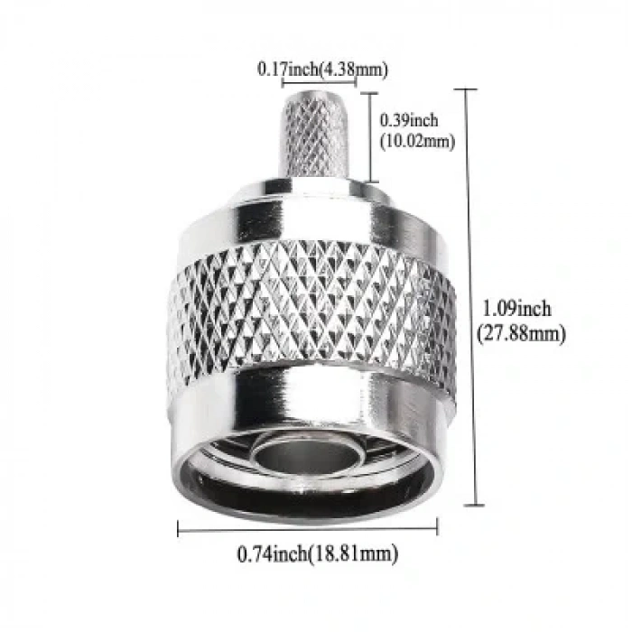 NJ-3 N-Tip Erkek Coaxial Konnektör