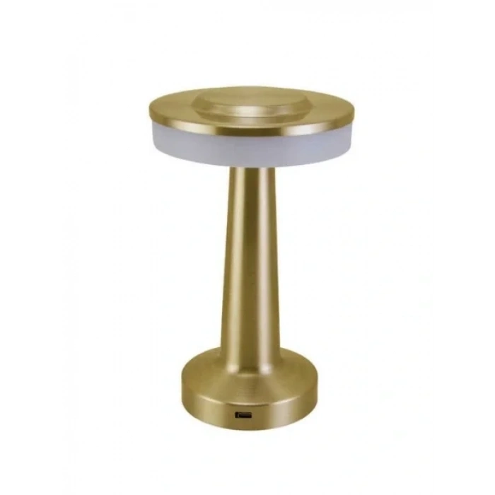NOAS Girit Gold Renk LED Dokunmatik Masa Lambası Şarjlı YL86-1234