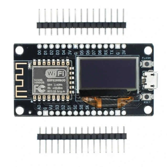 NodeMCU ESP8266 0.96 Inch OLED Wifi Geliştirme Modülü Micro USB
