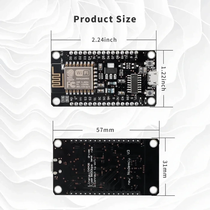 NodeMCU Lolin V3 CH340 Esp8266 Tabanlı Geliştirme Kartı