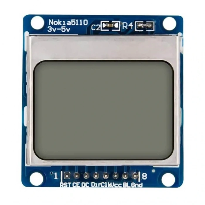 Nokia 5110 LCD Ekran Mavi
