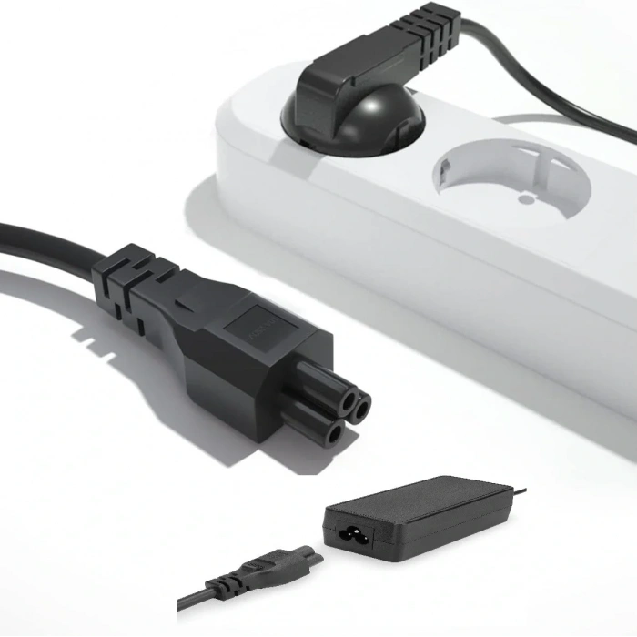 Notebook PC Laptop Güç Power Adaptör Kablosu Yonca Kablo 1.5m