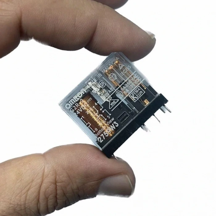 Omron G2R-2 24VDC 5A Çift Kontak 8 Pin Power Relay Güç Rölesi