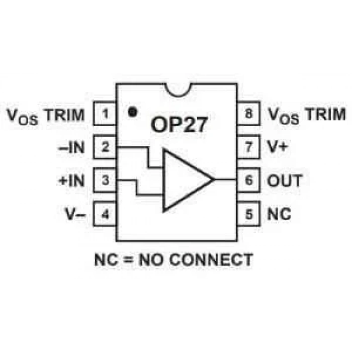 OP27G DIP-8 Ses Amplifikatör Entegresi