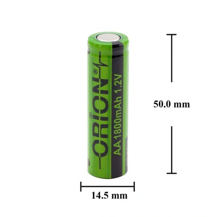 Orion 1.2V Ni-Mh AA 1800mAh Şarj Edilebilir Kalem Pil