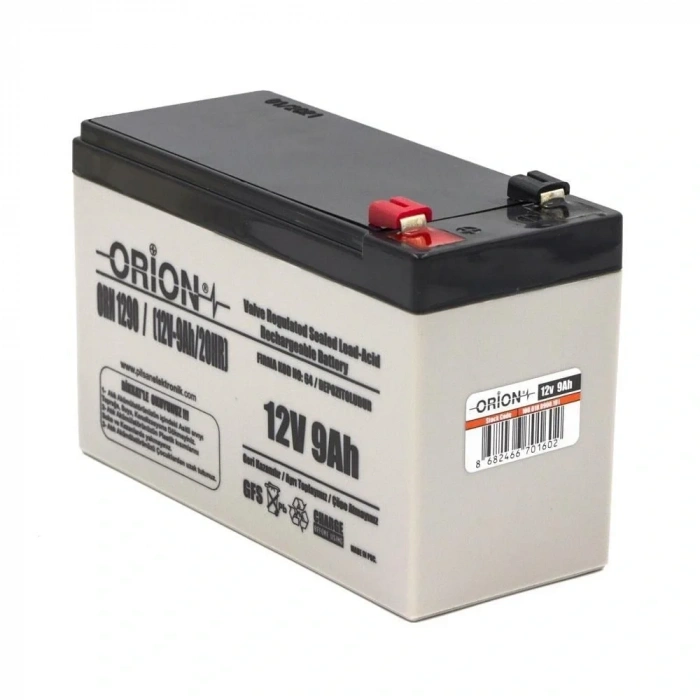 Orion ORN1290 12V 9.0Ah Bakımsız Kuru Akü