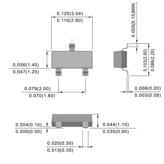 PBSS5350T,215-HT SOT23 SMD Transistör