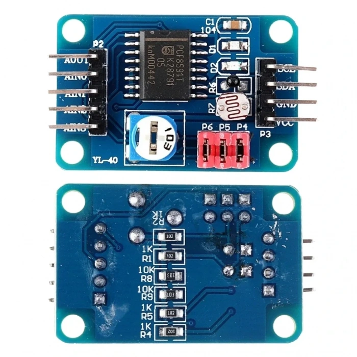 PCF8591 Analog-Dijital ve Dijital-Analog Dönüştürücü Modül