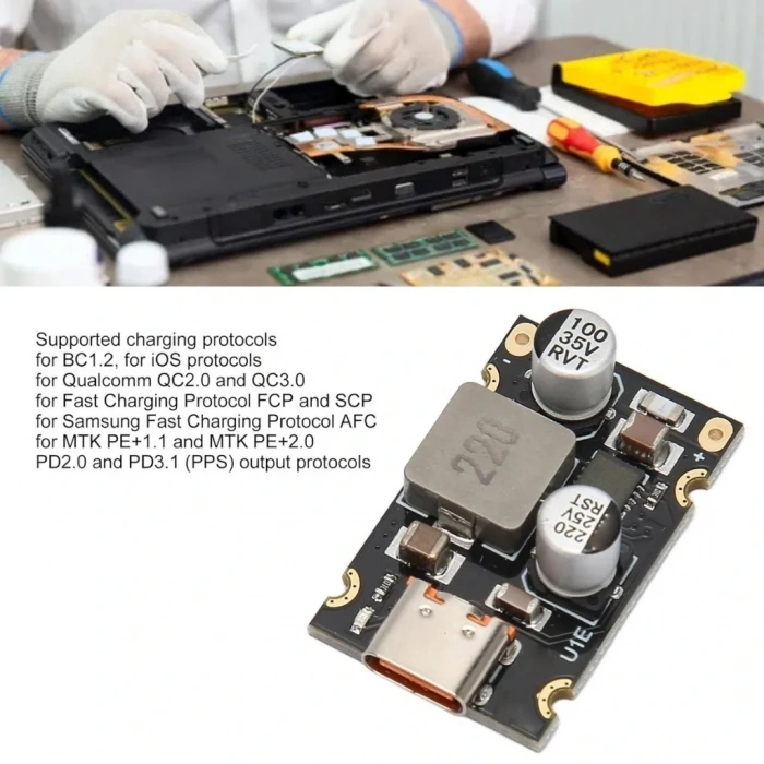 PD65W Type-C Hızlı Şarj Modülü