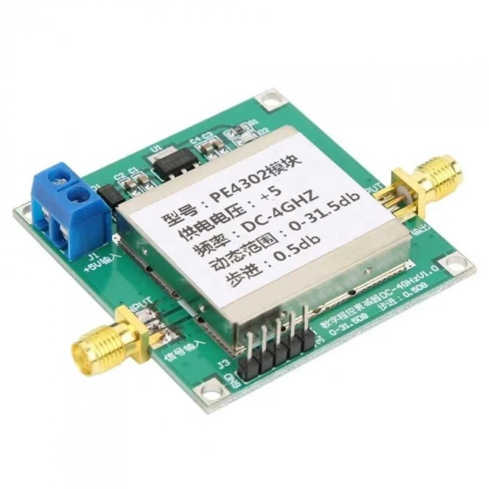PE4302 Dijital Programlanabilir Kademeli Zayıflatıcı Modülü DC 4GHZ 0-31.5DB