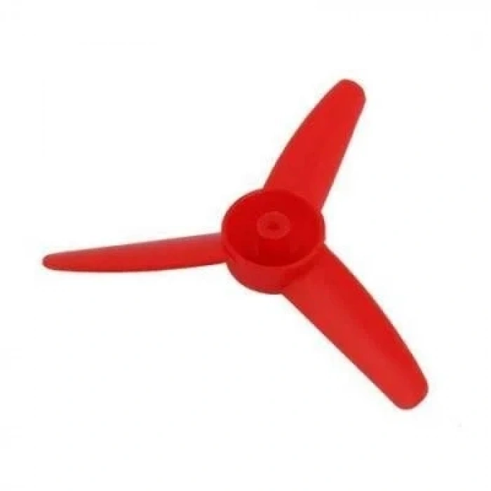 Plastik Pervane Ø80mm - Kırmızı