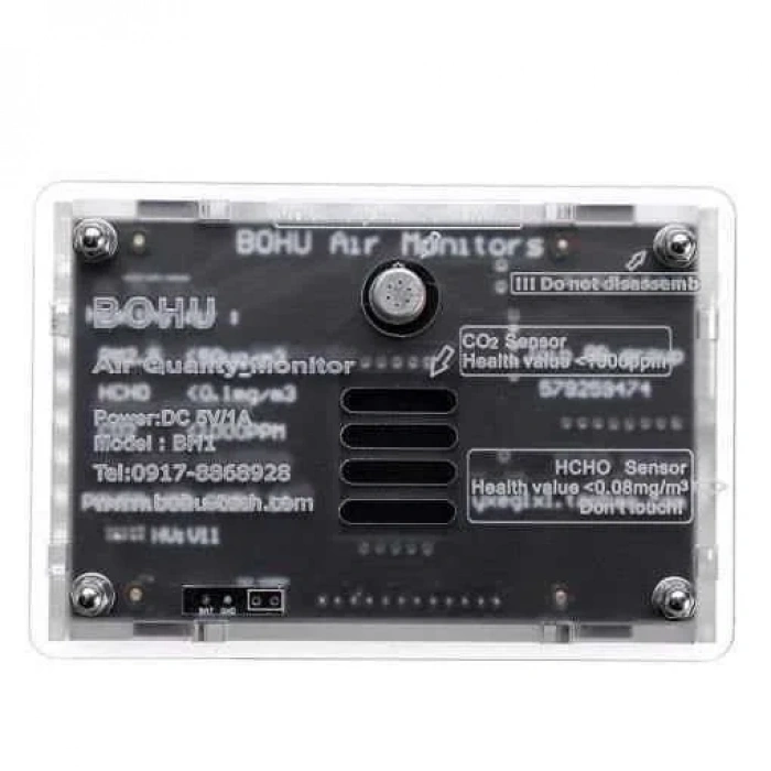 PM2.5 TVOC CO2 HCHO AQI Hava Kalitesi Monitörü - A2