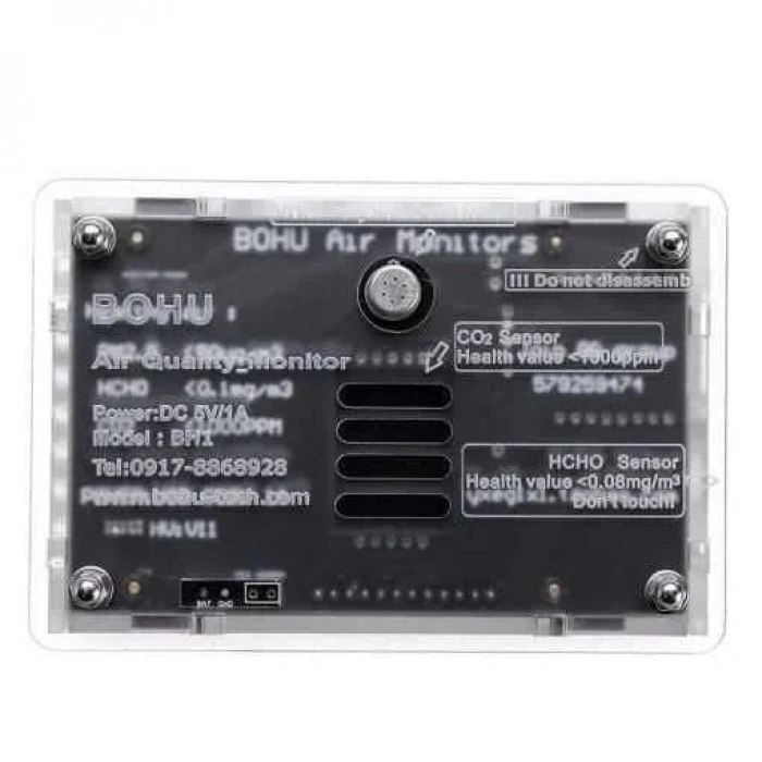 PM2.5 TVOC CO2 HCHO AQI Hava Kalitesi Monitörü - A3