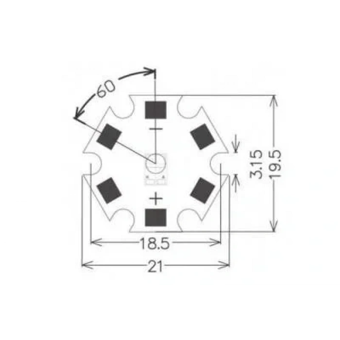 Power Led PCB Alüminyum