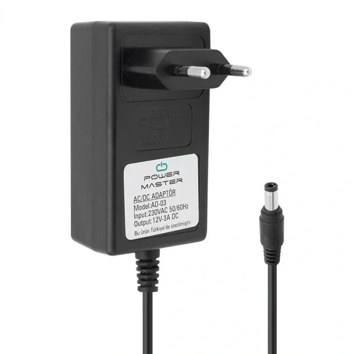 Powermaster 12V 3A Adaptör