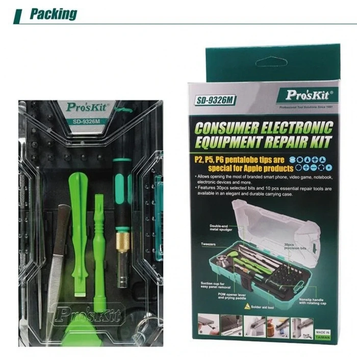 Proskit SD-9326M Cep Telefonu Tamir Seti