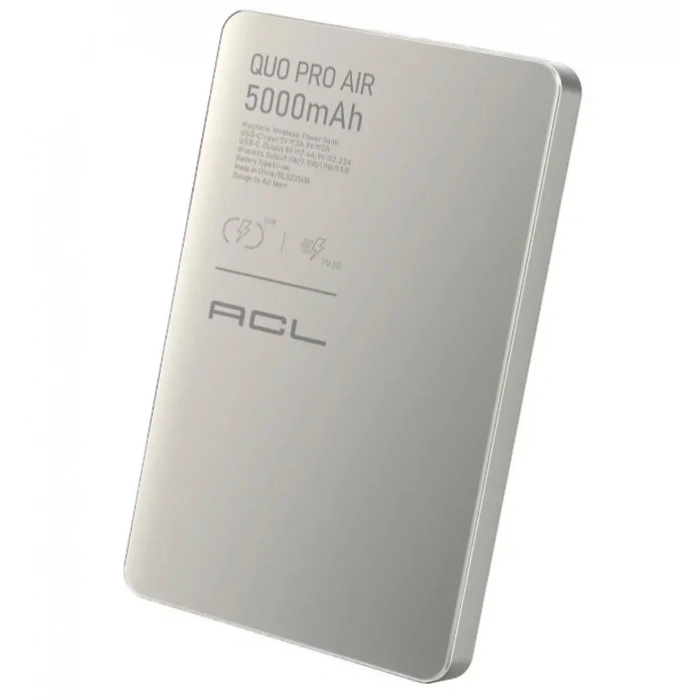 PW-114 15W Hızlı Şarjlı LED Göstergeli USB-C Girişli Powerbank 5000mAh