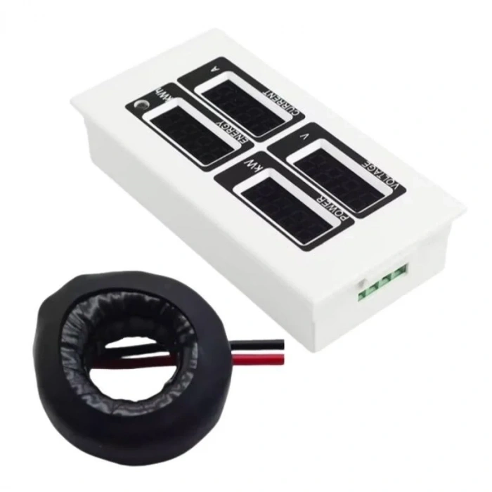 PZEM-004 63A AC Dijital Güç Monitörü + Bobin CT