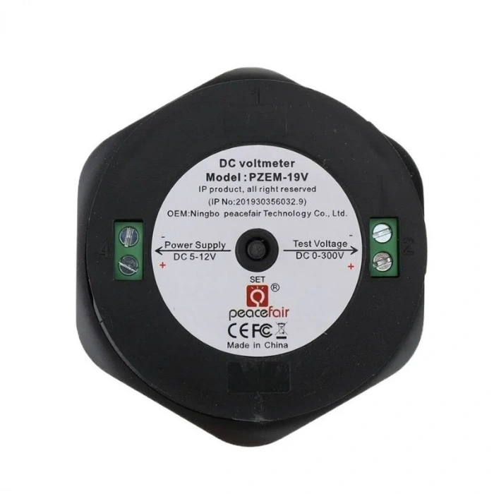 PZEM-019V DC 0-300V Dijital Voltmetre