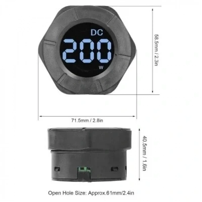 PZEM-019W DC 100A 30KW Dijital Wattmetre + 100A Şönt