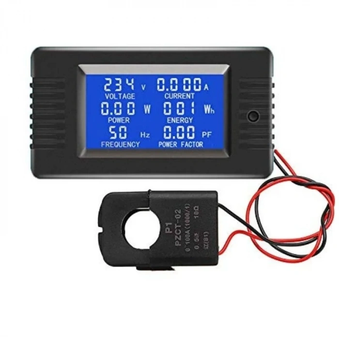 PZEM-022 100A AC Dijital Güç Monitörü + Ayrılabilir CT