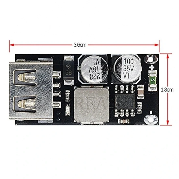QC2 QC3 Hızlı Şarj Modülü Usb Soket Çıkışı 5V 3A