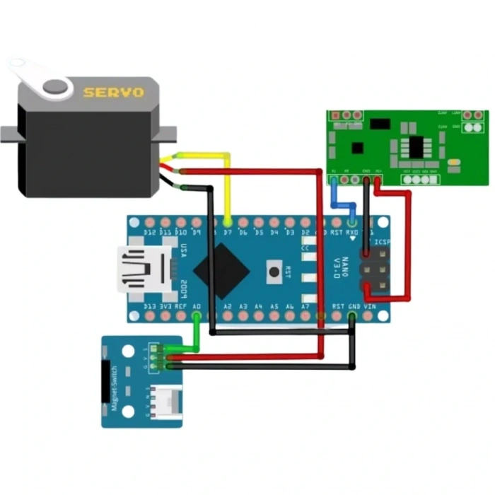 RDM6300 125KHz EM4100 RFID Kart ID Okuyucu Modülü