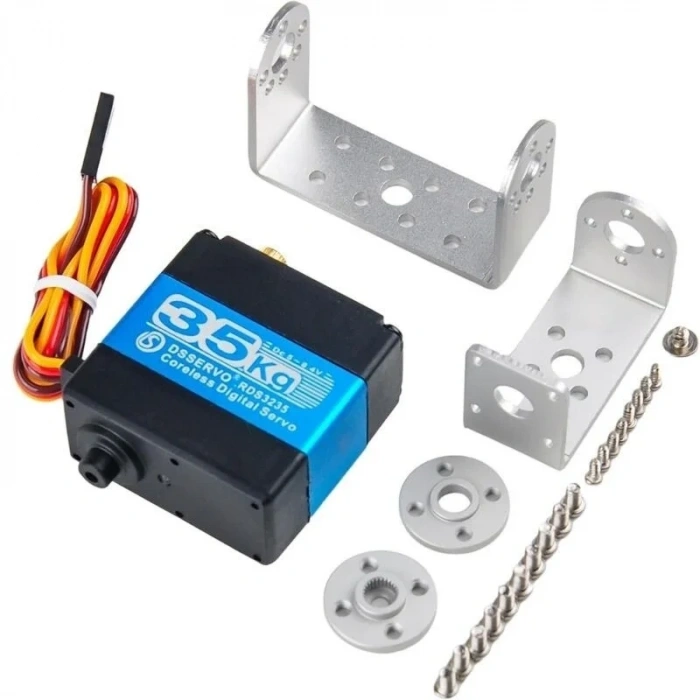 RDS3235 35KG Dijital Servo Motor 180° - U Servo Braket Dahil