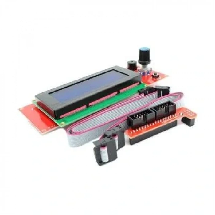 RepRap Ramps 1.4 Uyumlu 4x20 LCD Ekran Kiti - Smart Controller