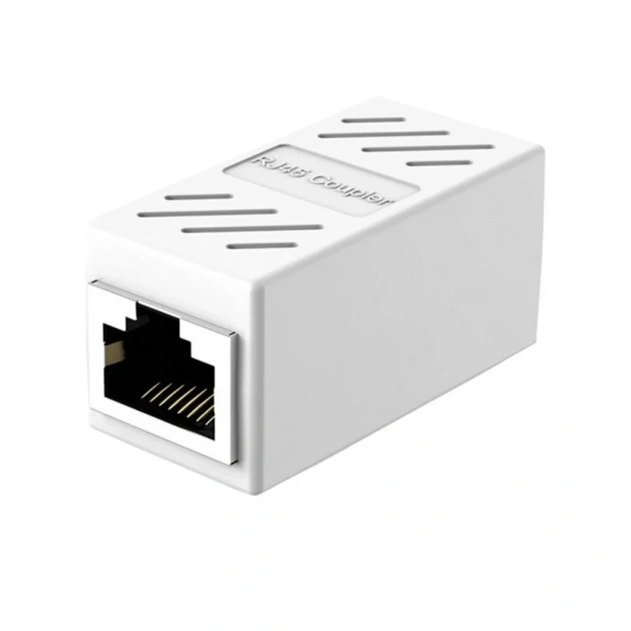 RJ45 Dişi-Dişi Ara Bağlantı Soketi - Beyaz