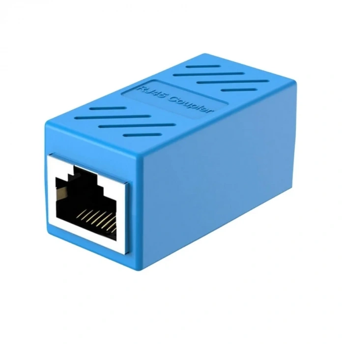 RJ45 Dişi-Dişi Ara Bağlantı Soketi - Mavi