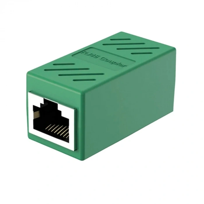 RJ45 Dişi-Dişi Ara Bağlantı Soketi - Yeşil
