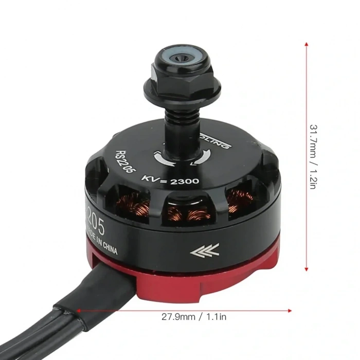 RS2205 2300KV Fırçasız Motor CW - FPV Yarış Uyumlu