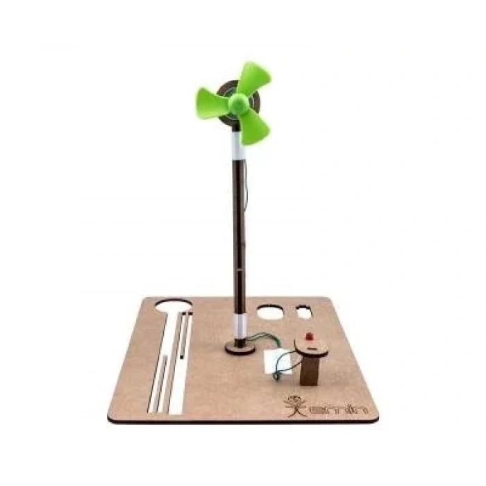 Rüzgar Enerjili Led Yakma Eğitim Kiti