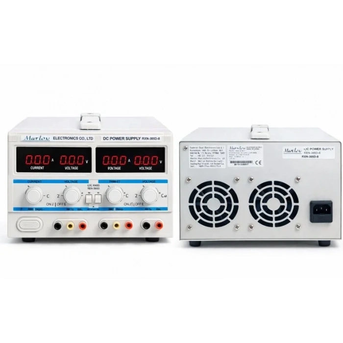 RXN-305D-II 2x30V 0-5A Çift Çıkışlı Trafolu Ayarlı Güç Kaynağı