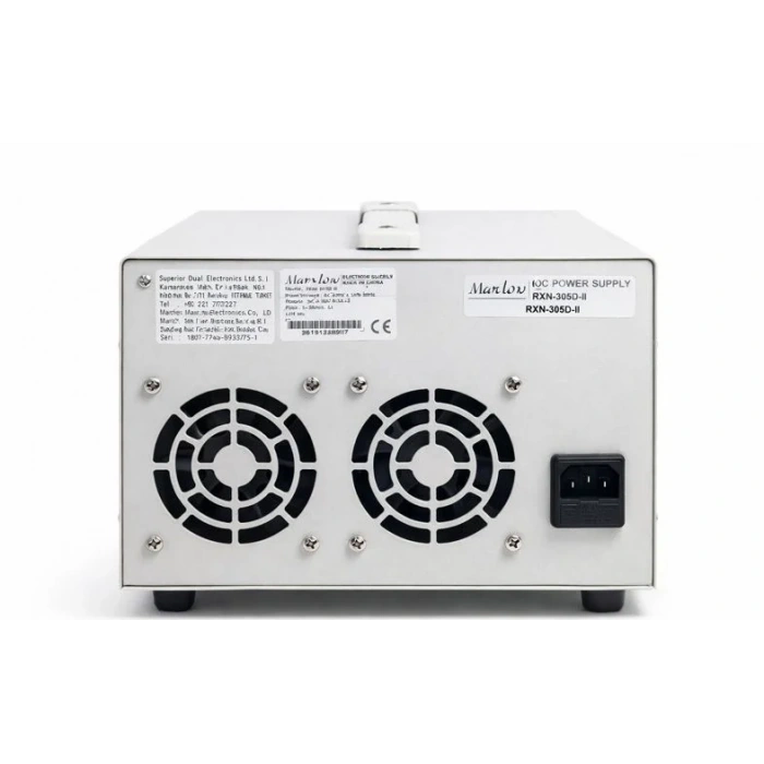 RXN-305D-II 2x30V 0-5A Çift Çıkışlı Trafolu Ayarlı Güç Kaynağı