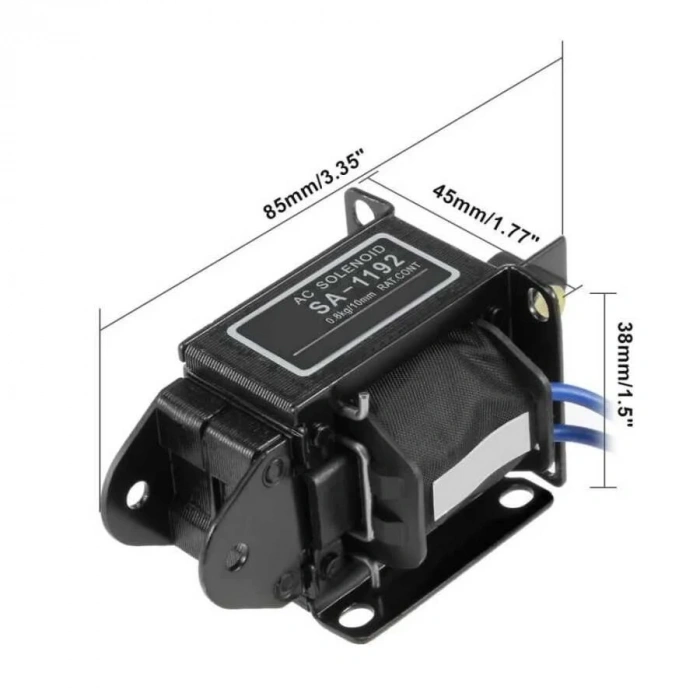 SA-1192 AC 24V Solenoid Bobin 0.8kg/10mm