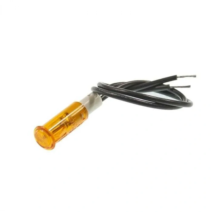 Sarı 9mm Pano Işığı 220V Sinyal Lambası