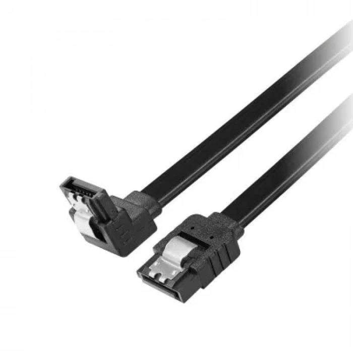 SATA 3 III 6Gbps HDD SSD Hard Disk Hard Drive Kablosu 90C - Siyah