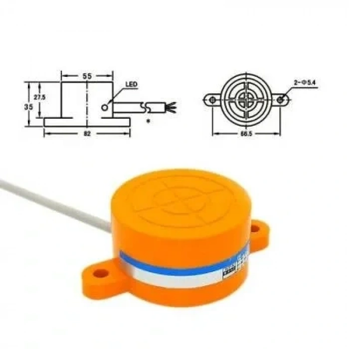 SE-3025A 6-36V 25mm NPN NO Endüktif Mesafe Sensörü