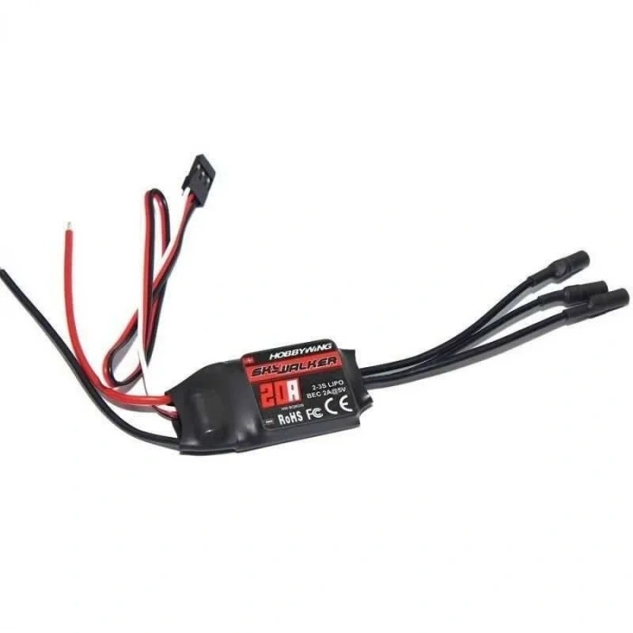 SkyWalker ESC 20A Brushless Fırçasız Motor Hız Kontrol Sürücüsü