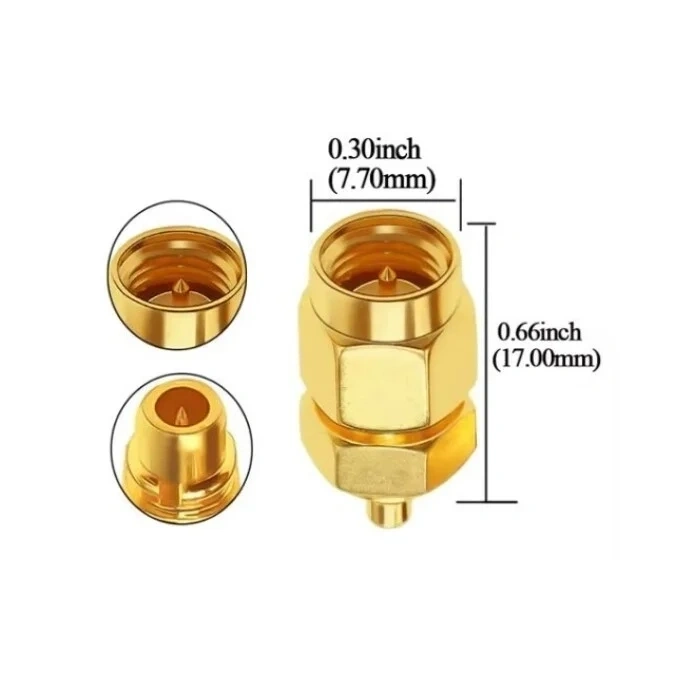 SMA Erkek - MMCX-JJ Erkek Coaxial Konnektör