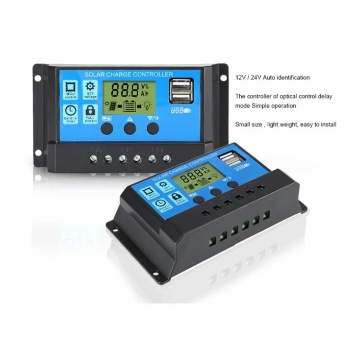 Solar Panel Akü Şarj Cihazı 10A 12/24V